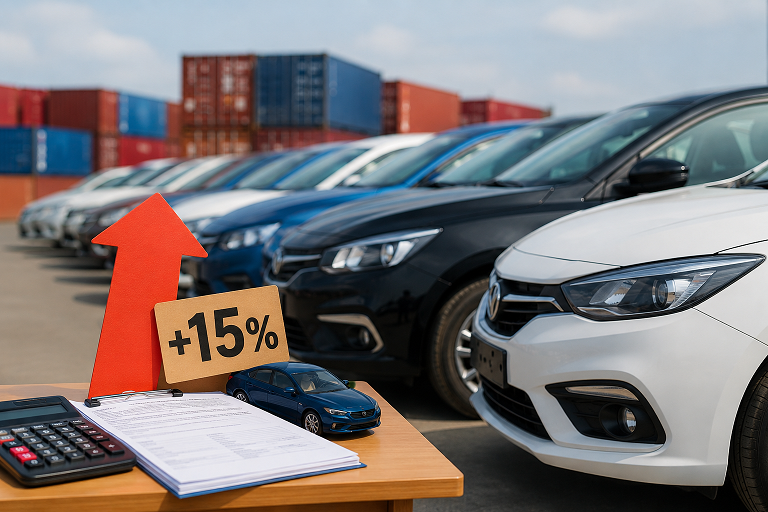 Импорт автомобилей в Казахстане в сентябре увеличился на 15%Правила индивидуального импорта строятся, переходный период в центре внимания