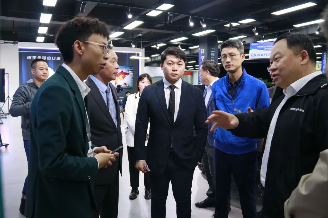 Отдел содействия внешней торговле Городского комитета торговли Цинь посетил и изучил проект «Глобальная экспортная связь»