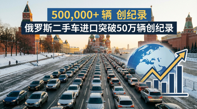 Импорт подержанных автомобилей в России в 2025 году превысил рекордные 500 тыс. единиц: китайские источники выросли в 3,5 раза