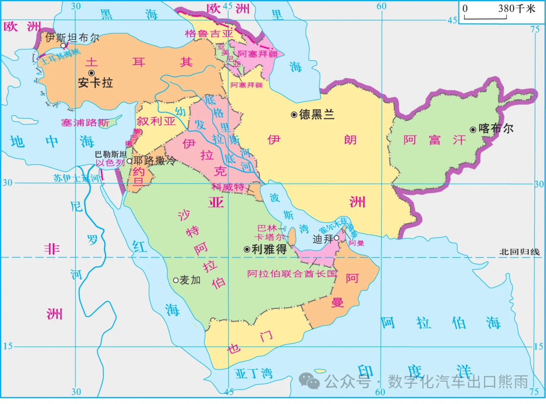 На Ближнем Востоке хаос, куда едет автомобиль в море?Влияние + возможности?