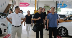 Руководители городской комиссии торговли вместе с исследовательской группой Департамента торговли провинции Шаньдун посетили экологическую работу