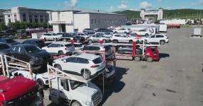Экспорт подержанных автомобилей в порту Суйфэнь реки силен, торговля с Россией увеличивается по качеству